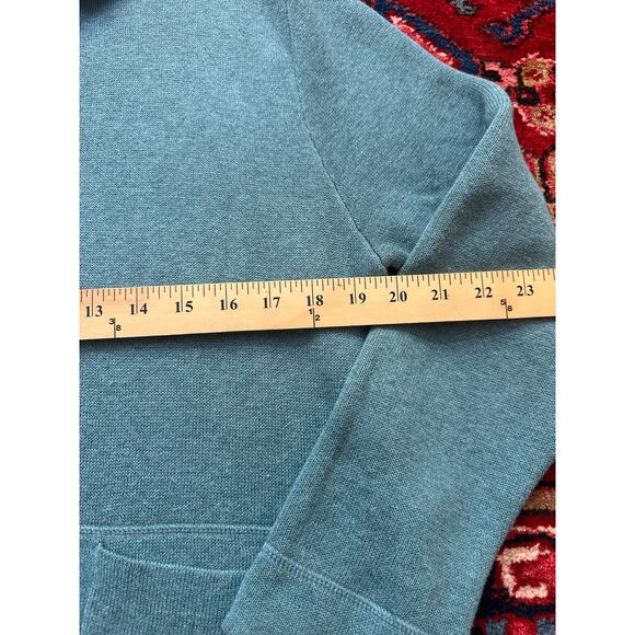 Poetry Organic Cotton Collared Cardigan Jacket Button Up Aqua Blue Size 6/Small - Picture 5 of 8